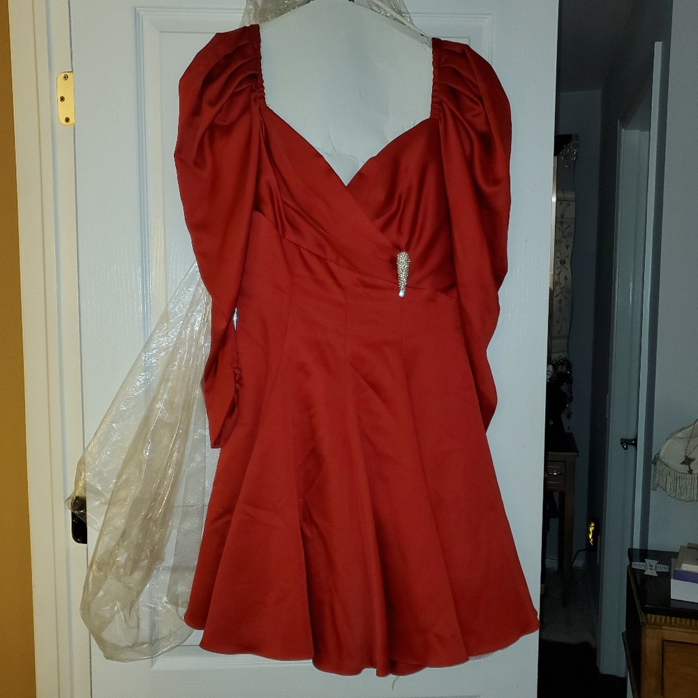 satin dress